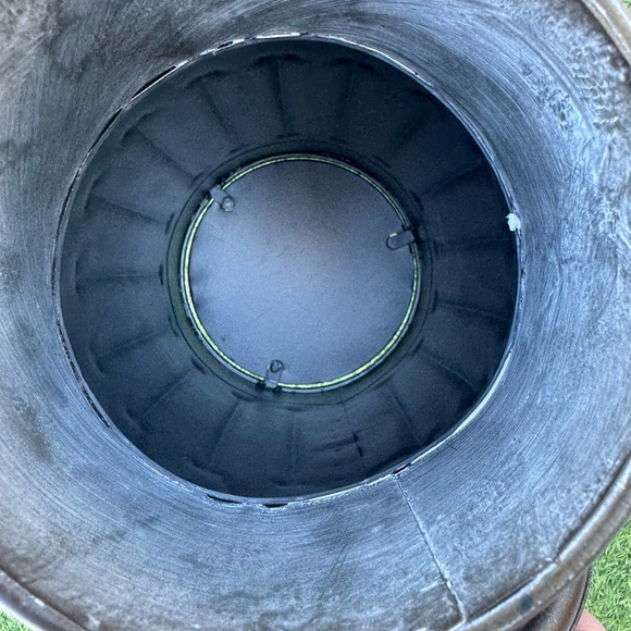 Rustic Galvanized Milk Can | Farmhouse Decor Vase - Picture 8 of 8